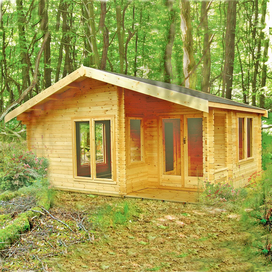 Weymouth 20 x 13 Ft Tongue and Groove Log Cabin