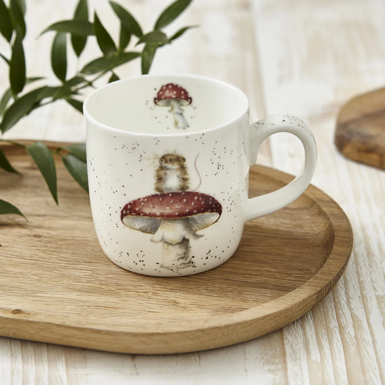 Wrendale Designs Single Mug He''s A Fun-Gi (Mouse & Mushroom)