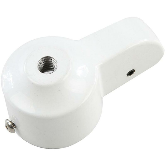 Cast Aluminum Flag Cap Flagpole Cap Head Flagpole Accessories Aluminum Alloy Flag Cap - white