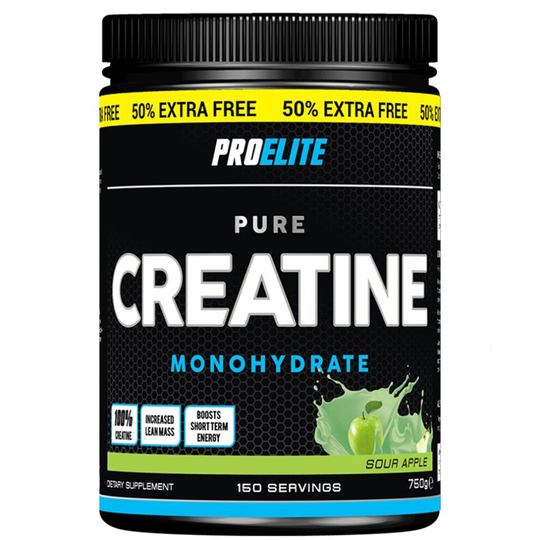 (Sour Apple, 750g) Pro Elite Pure Creatine Monohydrate 750g