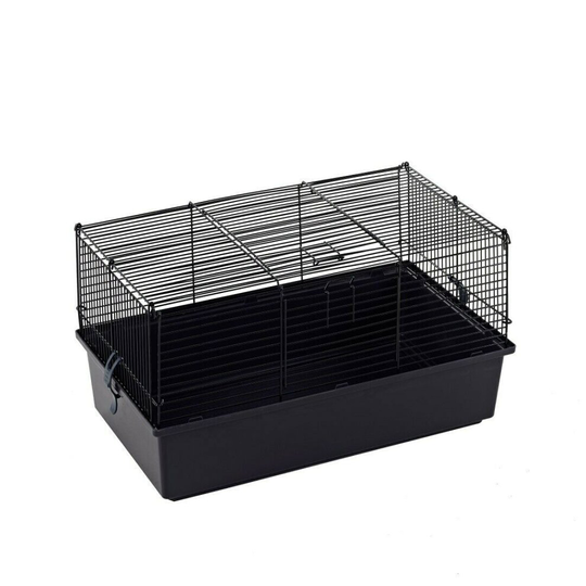 Rabbit Guinea Pig Travel Vet Cage 60 CM Cavie Blue or Black Portable