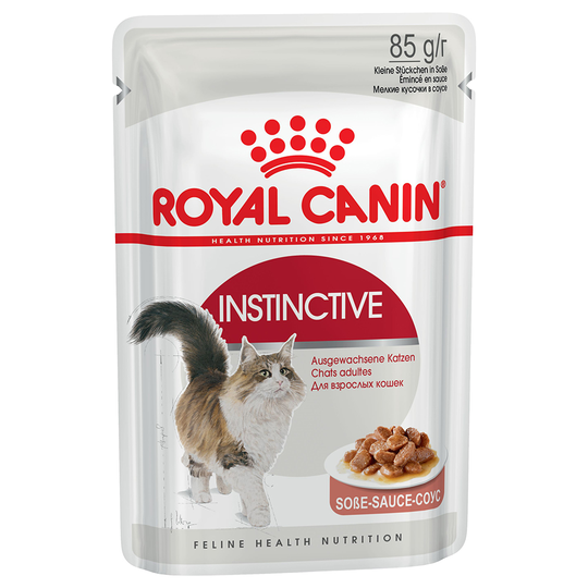 Royal Canin Wet Cat Food Saver Pack 48 x 85g - Adult Instinctive in Gravy
