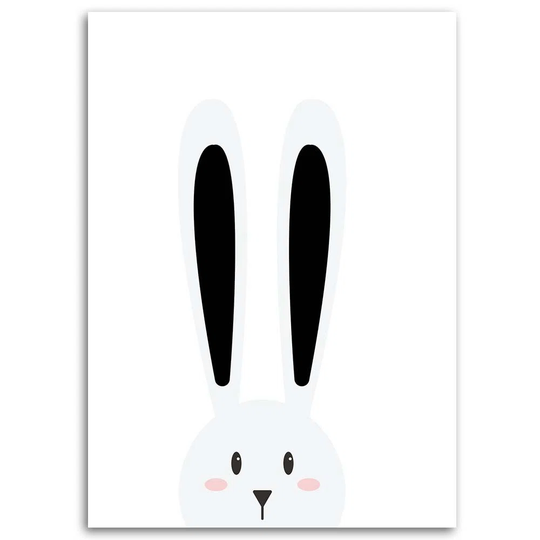 Canvas print, Rabbit ears