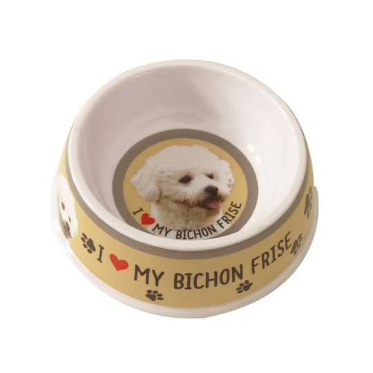 Bichon Frise Dog Bowl