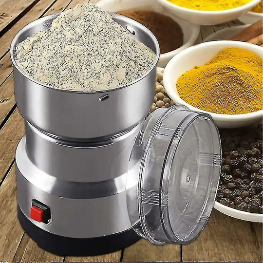 Thsinde - Multifunctional Home Grinder Machine Cereals Nuts Beans Spices Grains Grinding Machine Electric Coffee Grinder Kitchenuk Plug_(costbuy)