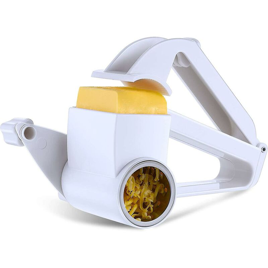 Heguyey - Rotary cheese grater Manual hand cheese grater with stainless steel drum for grating hard cheese, chocolate nuts, kitchen tools