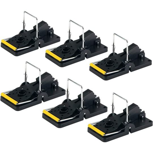 Sun Flowergb - Rat Trap, Easy Reusable Mouse Trap Control (6 Pieces)