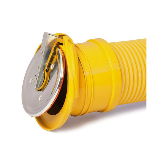 Karmat - Universal 72-100mm pvc Plastic Check Flap Ending Valve Self Activating End Drainage Backwater