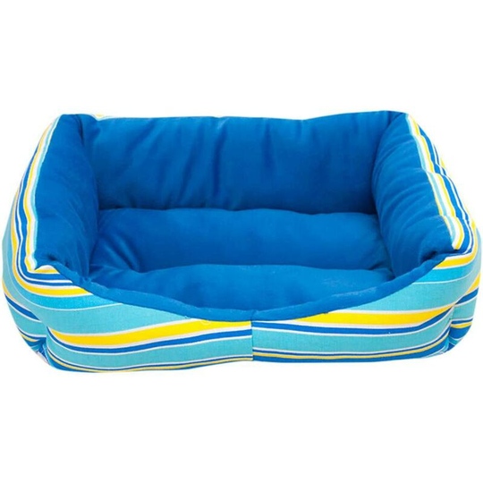 Pet Shop,Dog,Dog Bed,Dog Bin and Basket Dog Bed,Trash Basket,Dog Cushion (58x45x14cm, Blue)