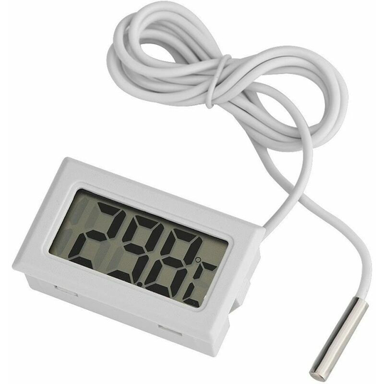 ProbeDigital Temperature DisplayLED Digital Display Sensor lcd Digital Thermometer Probe Used in Aquarium Poultry Reptiles