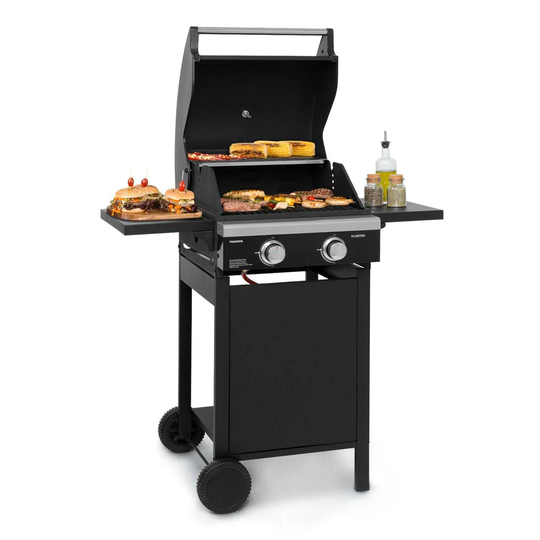 Klarstein 2 - Burner Free Standing Liquid Propane 0 BTU Gas Grill