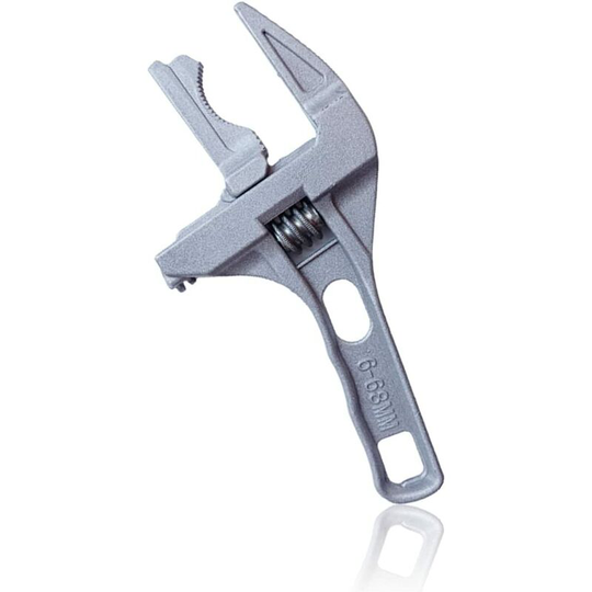 Adjustable Wrench, Aluminum Wide Opening Adjustable Wrench, 6-68mm Bathroom Spanner, Adjustable Spanners for Tightening Loosening Nuts Bolts