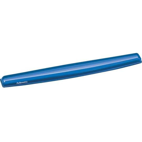 Fellowes Crystal Gel Keyboard Wrist Rest Blue - Blue