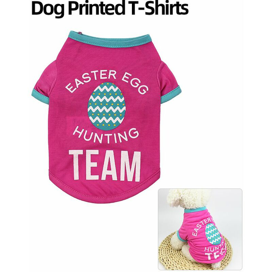 Pet Clothes Dog Shirts Dog T-Shirts Printed Pet Vest Shirt Pet Spring Summer Clothes for Small Dogs Cats