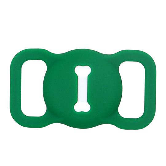 Dogs Protective Case for Pet Airtag Collars, for Pet Airtag gps Finder Collar Accessories (Army Green 5pcs)