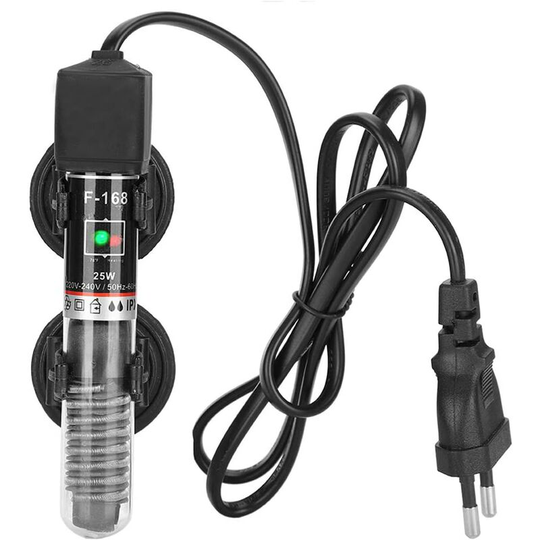 Aquarium Heater, 25W Mini Aquarium Heater with Suction Cups 26°C/78.8°F Constant Temperature Anti-explosion Heater for Fish Tank