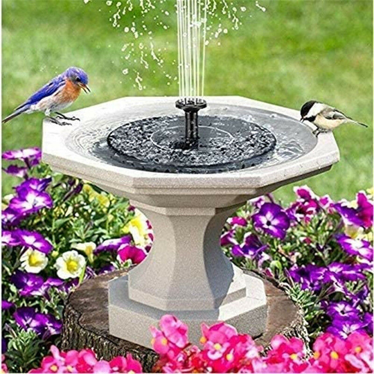 Thsinde - 3W Solar Fountain Solar Powered Pond Pump with led Light for Garden Pond or Fountain