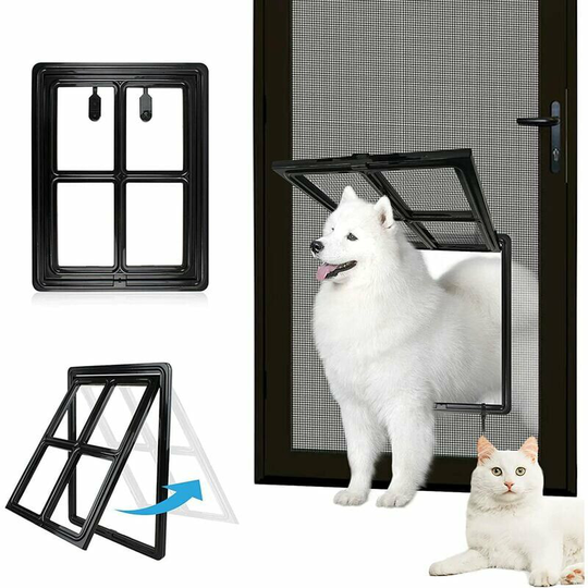Dog Door - Lockable Pet Door Cat Door (35 x 45.5 cm)