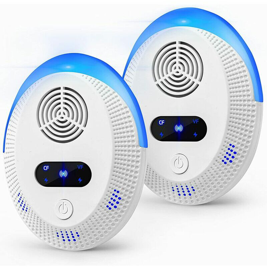 Echoo - Pest Repeller Macaroon Mosquito Repellent Mice Rats Rodents Electronic Control Ultrasonic Repeller (2 Pieces)