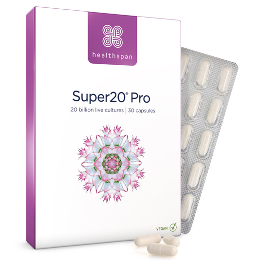 (30 Capsules) Healthspan Super20 Pro, Digestive Health, Vegan
