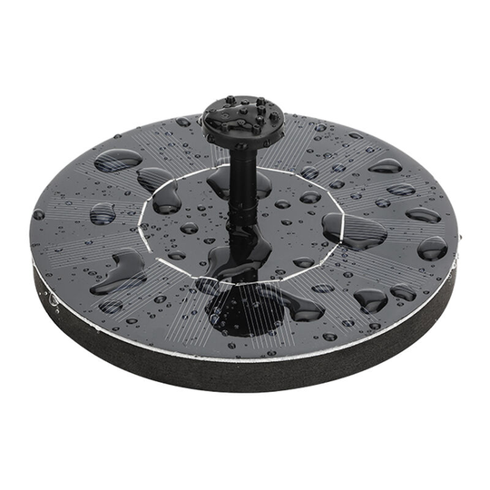Lifcausal - Solar Fountain Water Pump for Bird Bath Solar Powered Water Fountain Pump Panel with 6 Spray Nozzles Portable Floating Pump for Garden