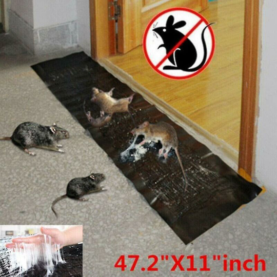 10pcs 1.2m Mice Mouse Traps Edge Mat Super Sticky Rat Rodent Snake Insect Safe Household