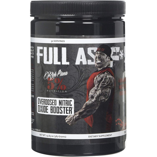 5% Nutrition - Rich Piana Full As F*Ck (30 Serv) Fruit Punch, 1 Units FID53240