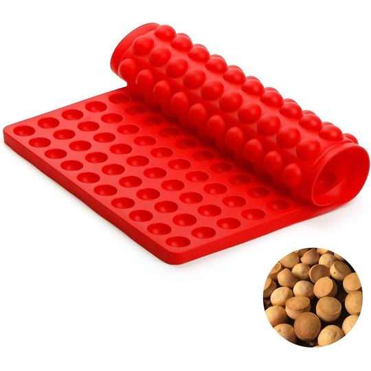 Silicone Baking Mat - 1cm with dimples for making dog treats