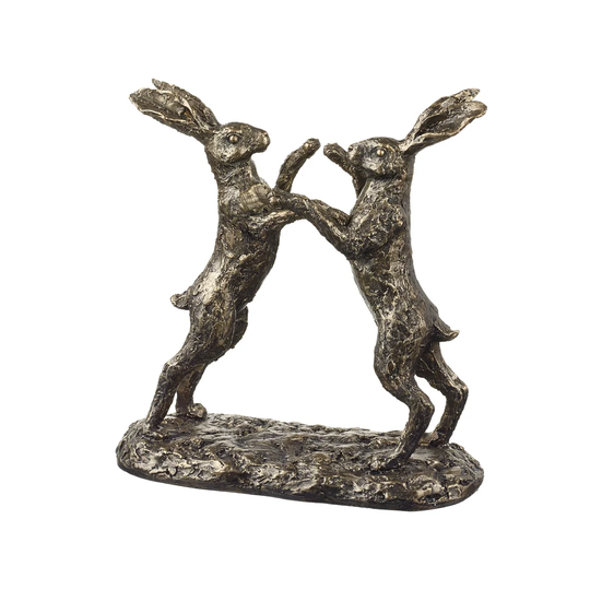 Engleside Boxing Hares Figurine