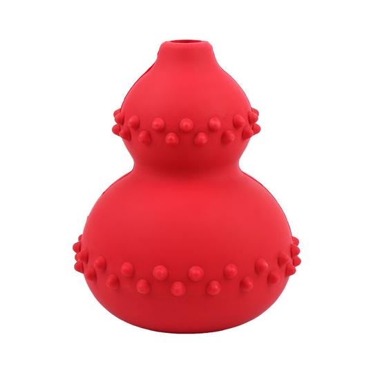 Dog Chew Toy, Durable Natural Rubber, Indestructible Dog Toy for Big Small Dogs(red)