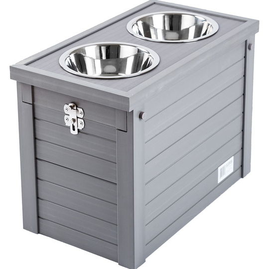 Kerbl ecoFLEX® Feeding Station - 2 x 1.2l, 54 x 30 x 39.5cm (L x W x H)