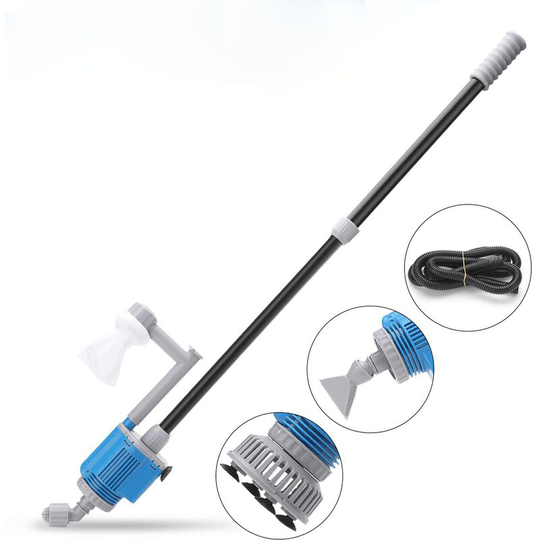 Betterlifegb - Aquarium electric cleaner, aquarium vacuum with algae cleaning function / aquarium dirt, water change pump, water sprayer, gravel