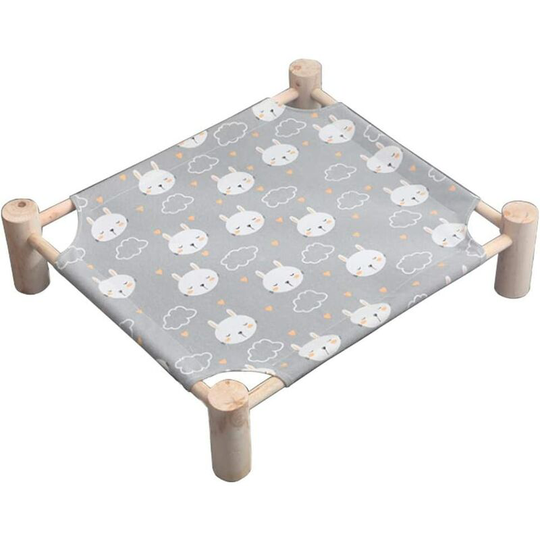 Dog Camp Bed Dog Bed Dog Lounger Detachable and Washable Cat Bed, Summer Dog Bed, Cool Kennel 53*48*13cm