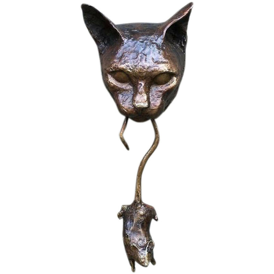 Ilovemilan - Cat And Mouse Wall Hangings Cat And Mouse Wall Hanging Resin Wall Hanging