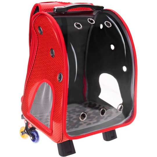 Backpack with wheels for transporting pets, cats and dogs - Primematik