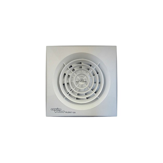 Envirovent SILENT-125S"SILENT" Extractor Fan 5" 125mm (Standard Model - NO Timer) White