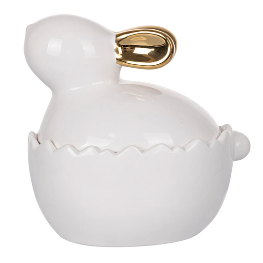 Porcelain Rabbit Box