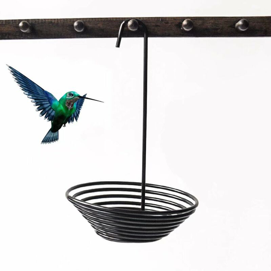 Betterlifegb - Bird feeder, metal bird feeder, anti-skating treatment by surface electrophoresis, single power supply and suspended power supply