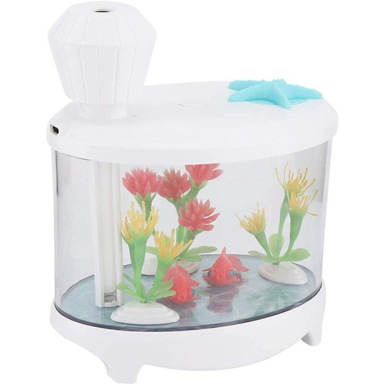 Desktop Humidifier, Portable Mini USB Fish Tank Micro Landscape Air Humidifier Cool Mist Diffuser Air Purifier