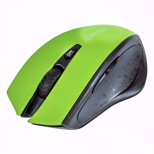 Wireless 2.4GHz 5 Button Office or Gaming 2000 DPI PC Laptop Mouse 20m Range