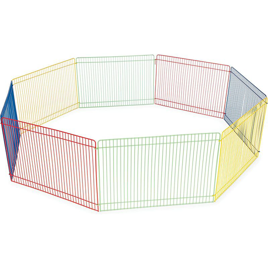 Small pet playpen, 13 inch, multi-colored