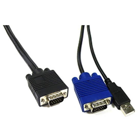 BeMatik - Uniclass Prima KVM Switch Cable USB 1.8m