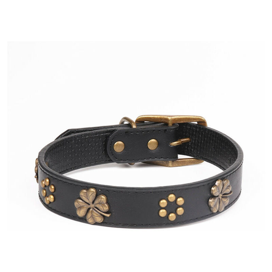Dog Collar Cat Collar, Multiple Designs Crescent Celestial Dog Cat Collar Leash Harness black 2.0*40