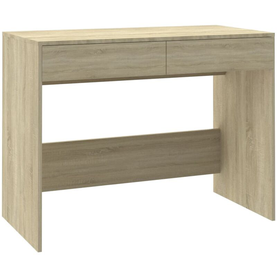 Vidaxl - Desk Sonoma Oak 101x50x76.5 cm Engineered Wood Beige