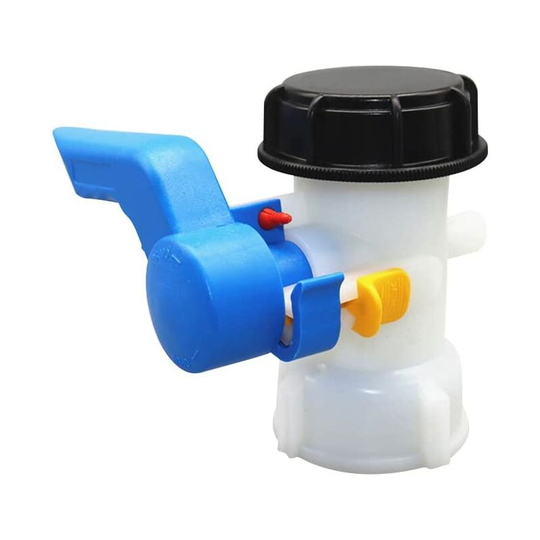 Betterlifegb - BR-Vie ibc Water Tank Adapter, Butterfly Valve, ibc Tank Faucet Universal Adapter Fitting Replacement Valve Hose Connector for ibc