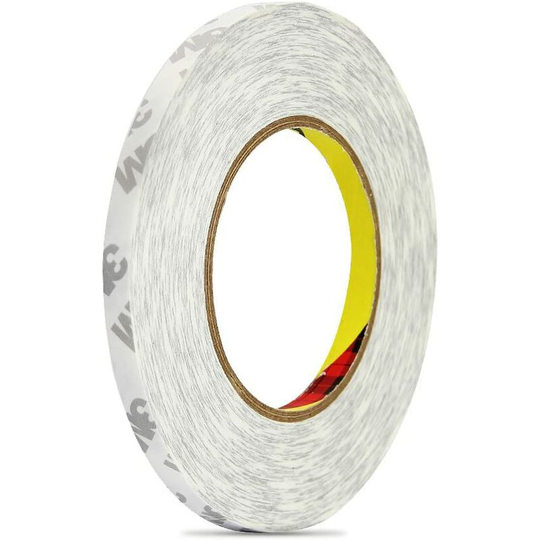 3M double sided tape, high performance clear tape for home, office, decoration, packaging (50m x 9mm)