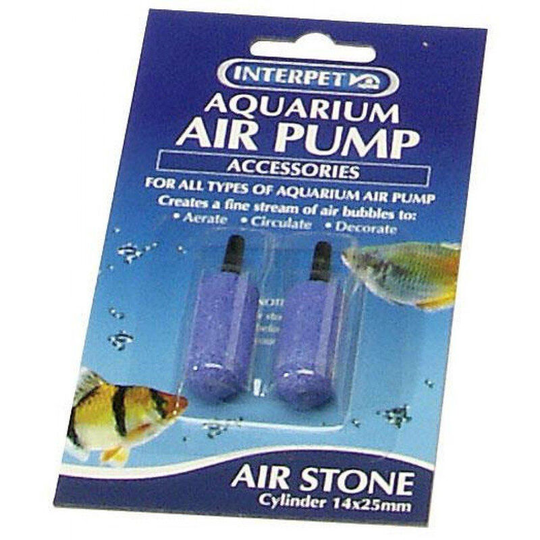 Interpet Aqua Air Stones (Pack Of 2) (One Size) (May Vary) - May Vary