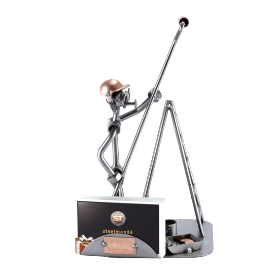 Painter with Roller Screw Man Place Card Holder