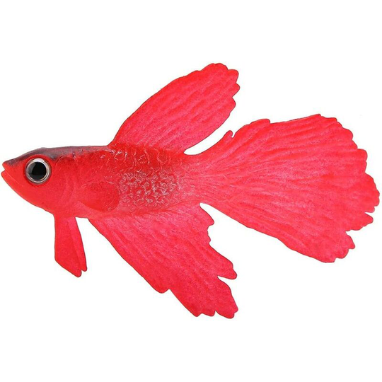 Echoo - Aquarium Fish Bowl Plastic Swimming Fish Gold Betta Fish Funny Artificial Silicone Small Fish Realistic Fake Fish Fish Tank Decoration