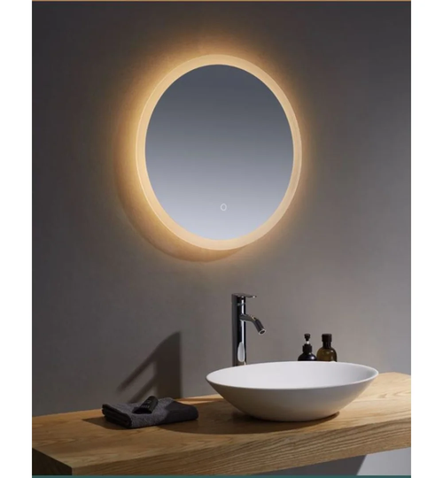 Kartell Oaksey 600mm Fog Free LED Frosted Mirror